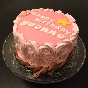 Texan-rose cowgirl's mocha cake