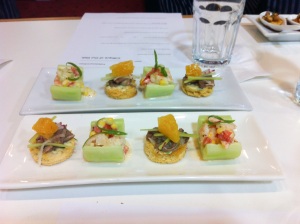 My canapes for menu dev